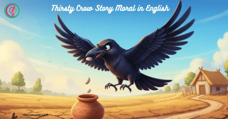 Thirsty Crow Story Moral in English