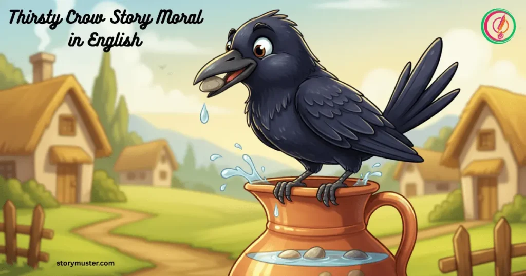 Thirsty Crow Story Moral in English